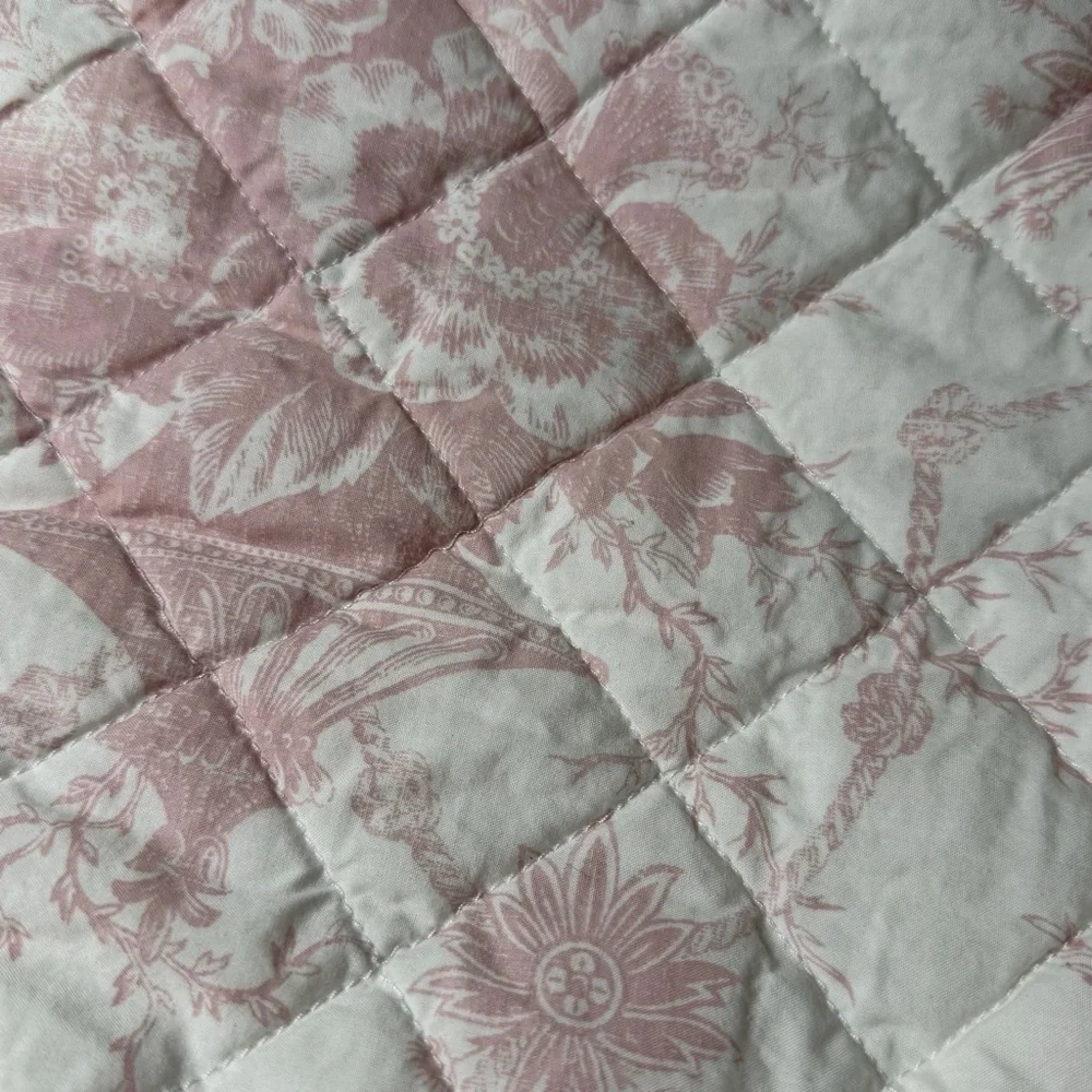 Set of Two Cabbages & Roses London King Sized Quilted Pillowcases